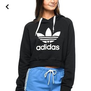 Cropped Adidas Hoodie